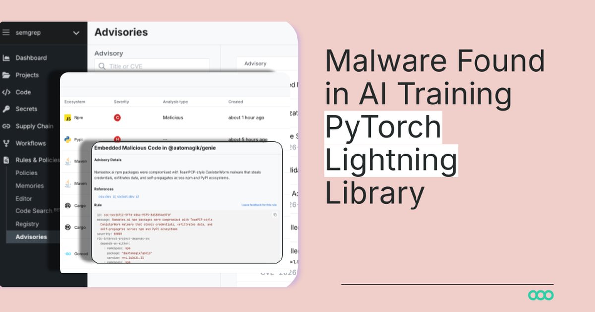 AI โลกแตก! PyTorch Lightning โดน Malware ขโมยรหัสผ่าน + Anthropic แบน OpenClaw — สัปดาห์ที่ต้องระวัง