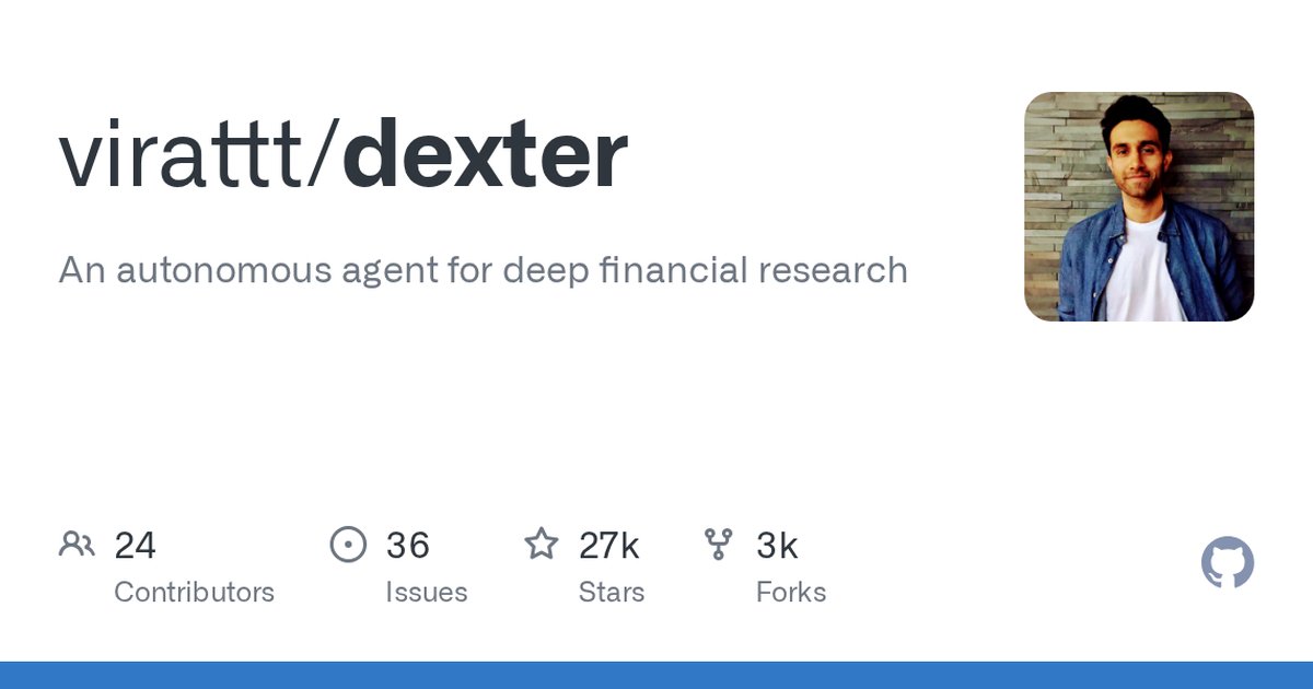 AI วิจัยการเงินแทนคุณได้แล้ว — เปิด Dexter ตัวแรกที่คิด วางแผน และเรียนรู้ด้วยตัวเอง